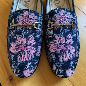 Sam Edelman floral Lorraine loafers size 6